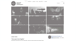 Desktop Screenshot of cinematography.nl