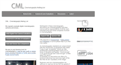 Desktop Screenshot of cinematography.net